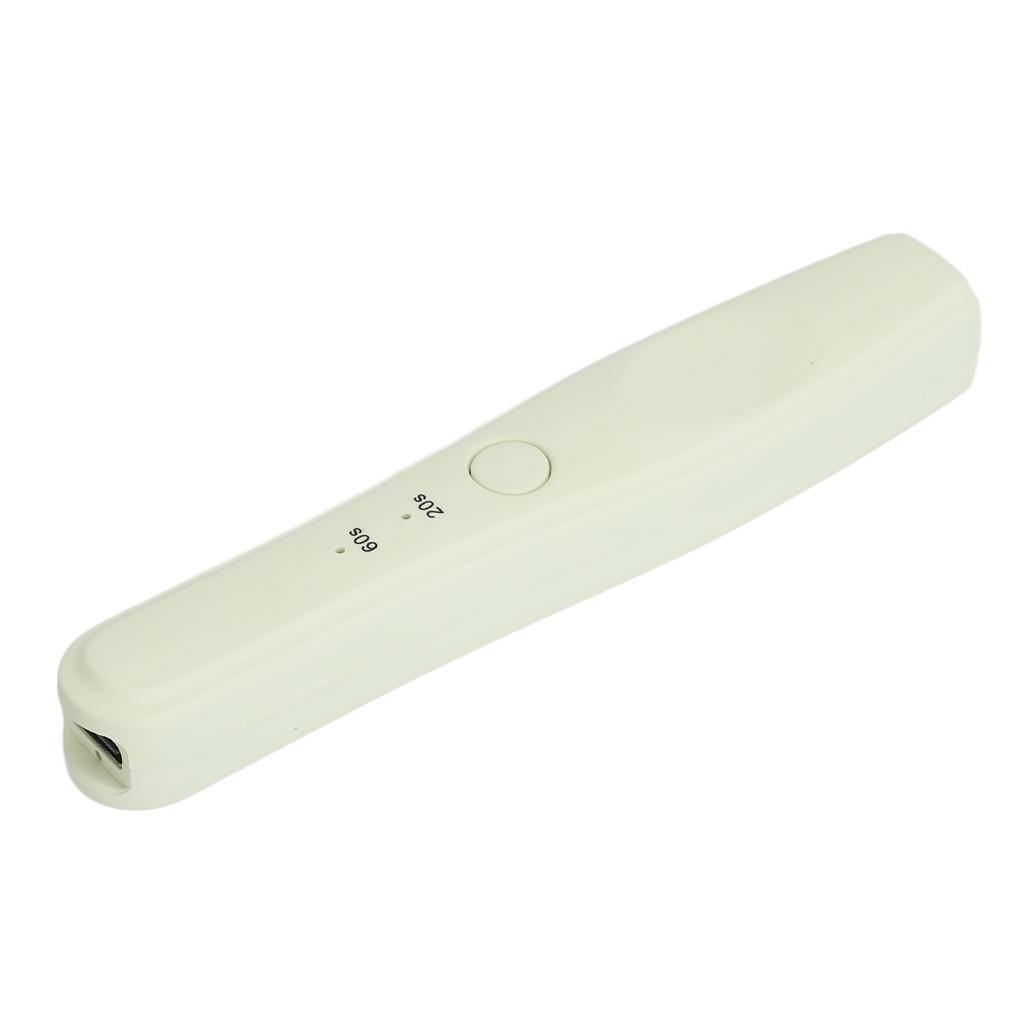 Portable Nail Curing Lamp 2 Timing USB Rechargble Handheld Nail Polish Drying Lamp for Home Use