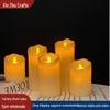 LED Remote-Control Smokeless Flickering Candles for Birthday, Wedding, or KTV Atmosphere