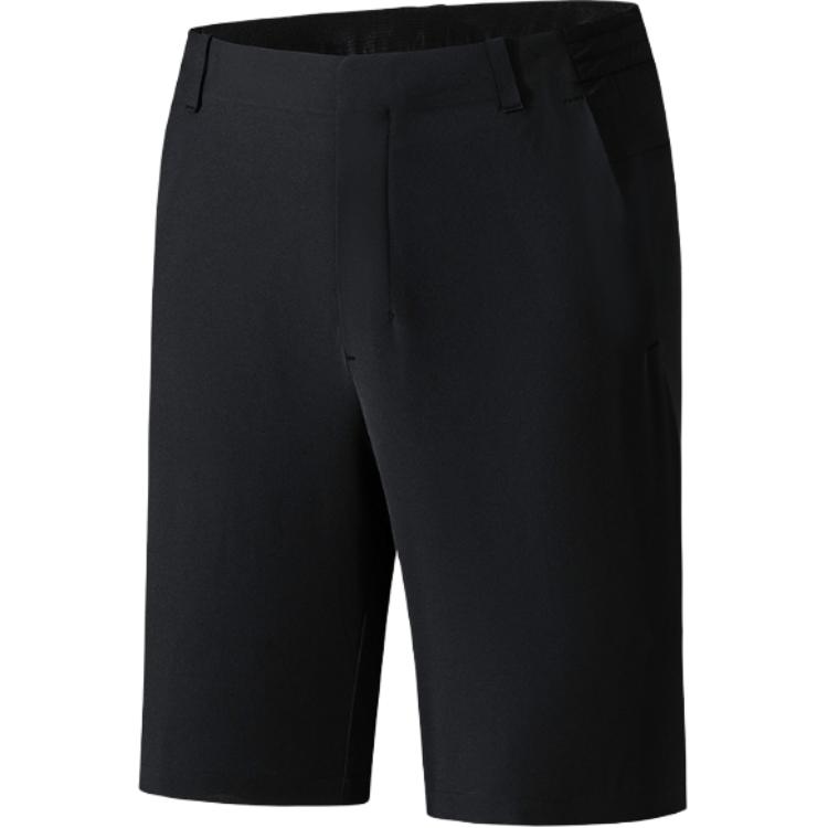 

Anta Comfortable Sports Simple Versatile Solid Color Zipper Casual Shorts Men shorts Basic-Black 152520504-1