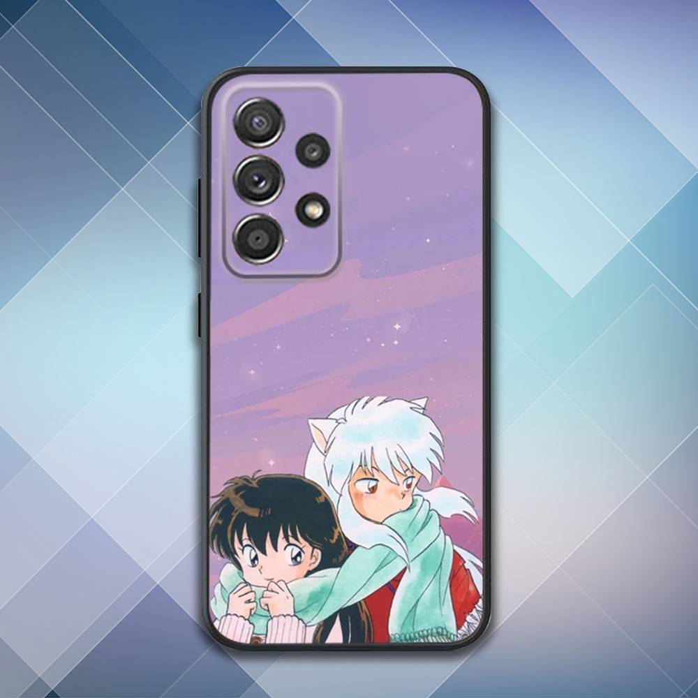 Anime I-Inuyashas Phone Case For Samsung S25,S24,S21,S22,S23,S30,Ultra,S20,Plus,Fe,Lite,Note,10,9,5G Black Cover