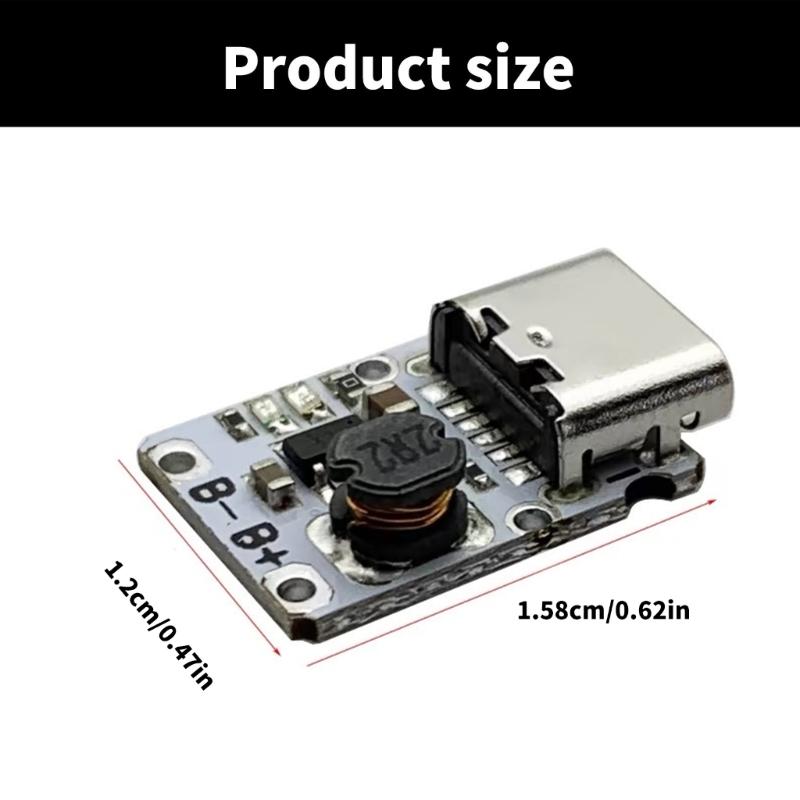 USB Type C 5V 2A Charging and Discharge Module Boost 3.7V 3.7V for 18650 Batteries Discharge Charge Board