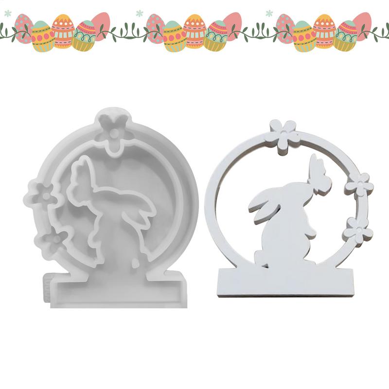 Easter Bunny Molds Cute Easter Bunny Candle Mold Silicone Mould Insert Easter Bunny Decorations Easter Rabbit Mold For Plaster