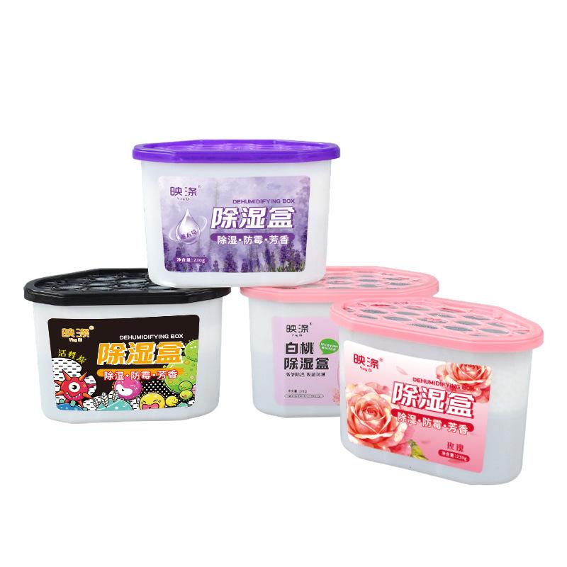 Cherry Blossom Fragrance Dehumidifier Box, Student Dormitory Wardrobe Special Desiccant, Strong Plum Rain Moisture Absorption