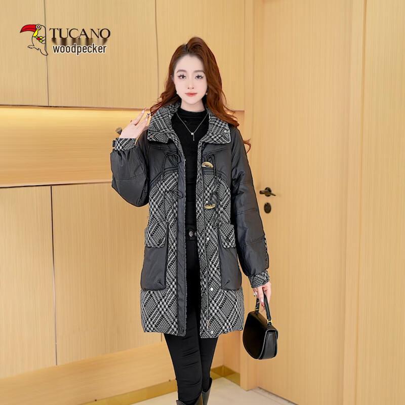 

Woodpecker Women s Winter Patchwork Down Jacket 2XL
