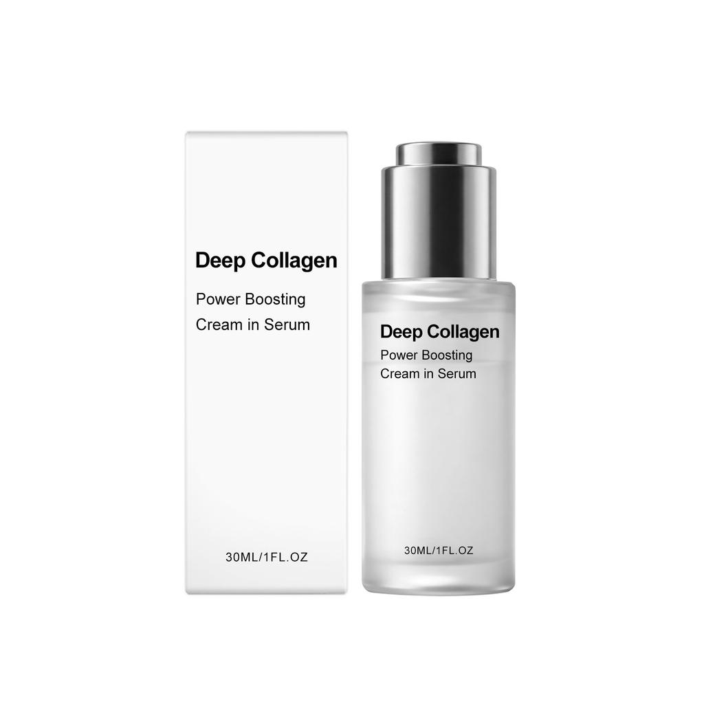 Collagen Serum Anti Aging Moisturize Nourish Fade Fine Lines Smooth Tighten Elasticity Glow Toner Facial Essence Liquid Skincare