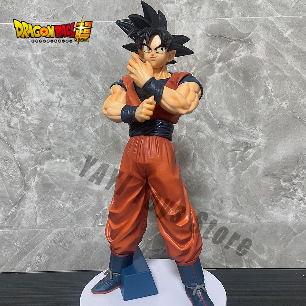 27cm Anime Dragon Ball Z Goku Figure Goku with Scouter Figurine PVC Statue Action Figures Collection Figure Toys Gifts Premium Quality