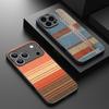 Geometric Cloth Texture Case For iPhone 17 Pro Max Case iPhone 16 Pro Max 15 14 13 16E 17E Magnetic For Magsafe Hybrid Matte Cover