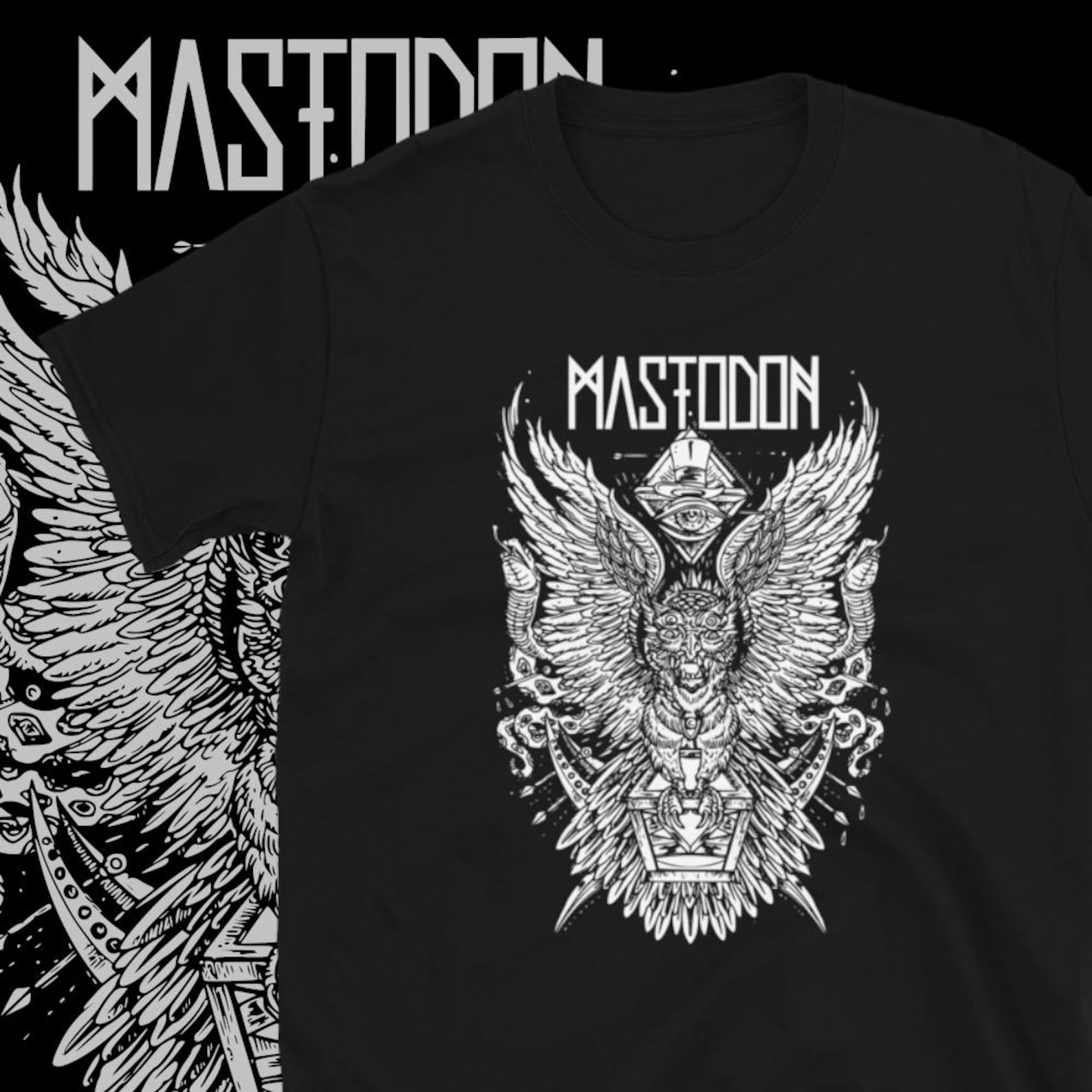 Mastodon Band T shirt Heavy Metal Music Clothing M