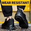 New Styles Men Safety Boots With Steel Toe Cap Anti-smash Work Sneakers Safety Shoes Men Indestructible Work Boots Hiking Shoes