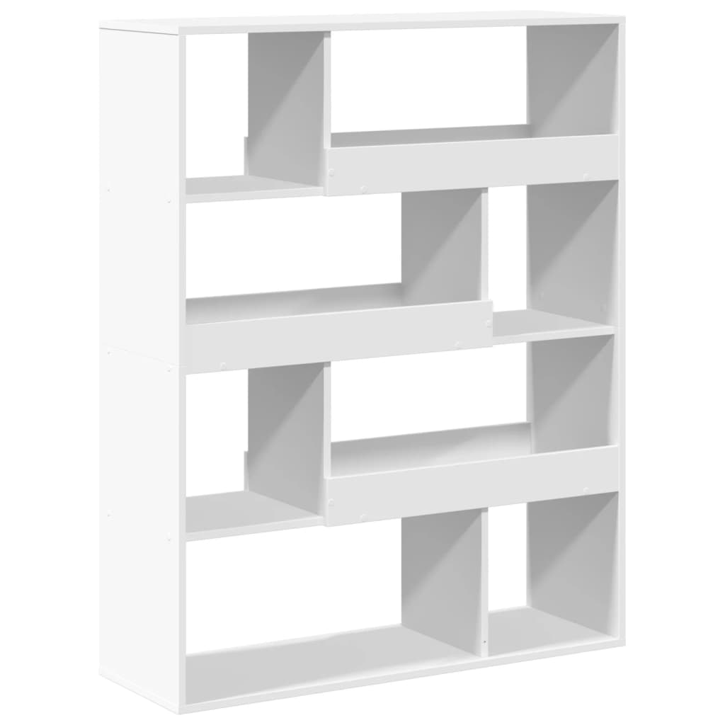 Vidaxl Regał, Biały, 100X33X125,5 Cm, Materiał Drewnopochodny
