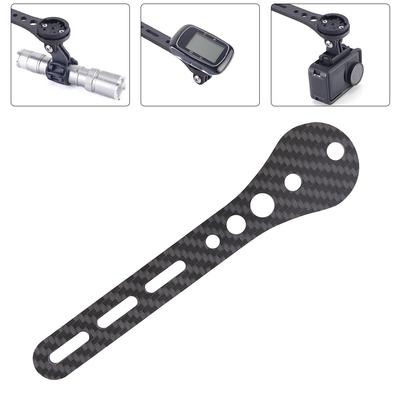 Support de Compteur de Vélo Guidon Intégré Support de Compteur de Vitesse en Fibre de Carbone Support de Compteur de Vélo pour Garmin/Bryton