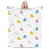 Duck Face Blankets Fleece  Warm Throw Blanket For Car Sofa Couch Bed Rug