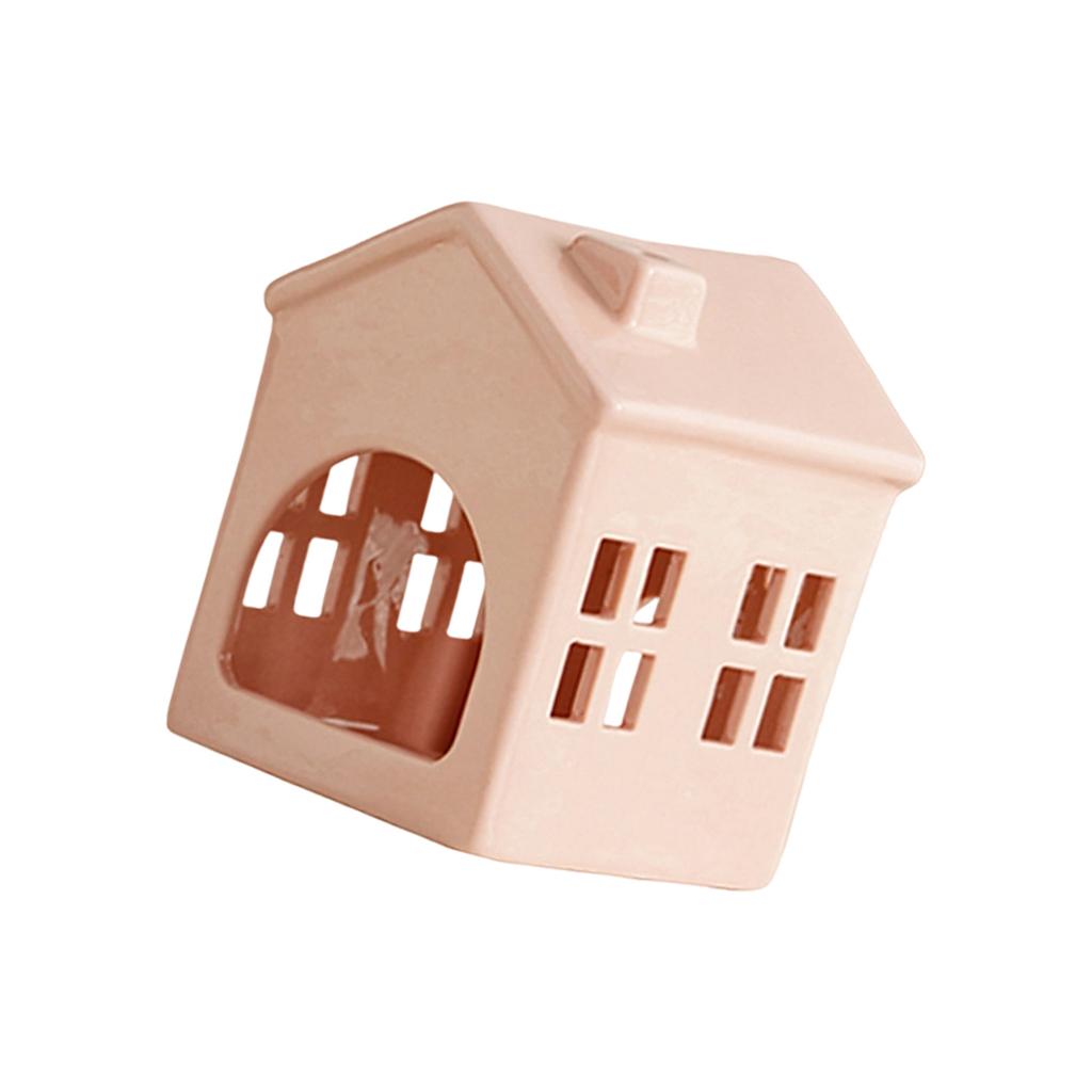 Mini House Candle Holders Decorative Tealight Candle Holders Christmas Candlestick Holders Table Ornament for Home Decors