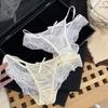 Lady Summer Sexy Pure Desire Lace Satin Close Skin Comfortable Low Waist Triangle Briefs