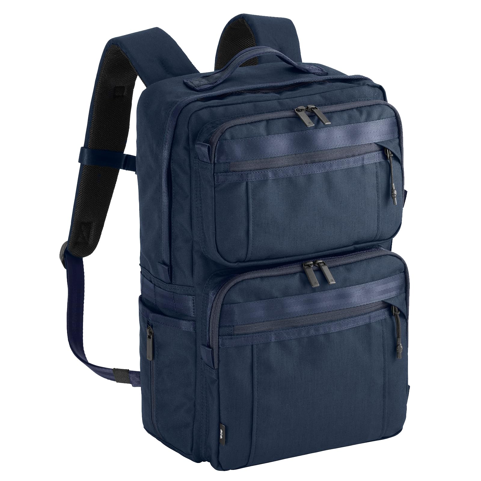 

Ace Gene Men s Duramuve Backpack, Fits B4 Sizes and 15.6-inch Laptops, Includes 23L Chest Belt, Adjustable Storage, Air Mesh Back for Stuffiness,