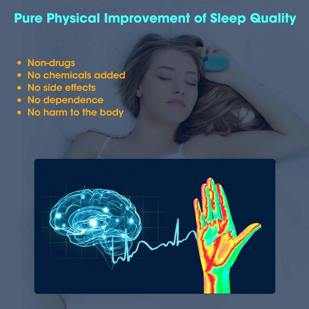 EMS Pulse Handheld Sleep Aid Artifact Hypnosis Sleep Soothing Device  Hypnosis Tool