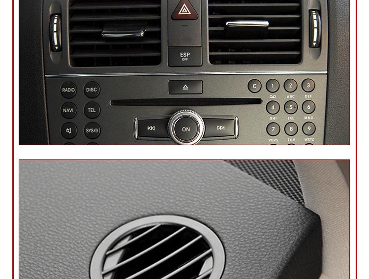 Ansamblu priză de aer și grilă de ventilație Mercedes-Benz Clasa C W204 pentru C180 C200 GLE ML