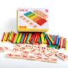 1 Kit Children Preschool Playthings Montessori Style Counting Sticks Rods Featuring Iron Box Math Education Ideal For Boys and Girls
