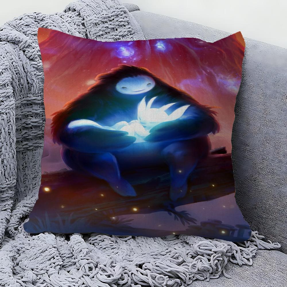 Ori And The Blind Forest Cushion Cover Inches Farmhouse Decor Home Throw Pillow Covers For Couch Decorations
