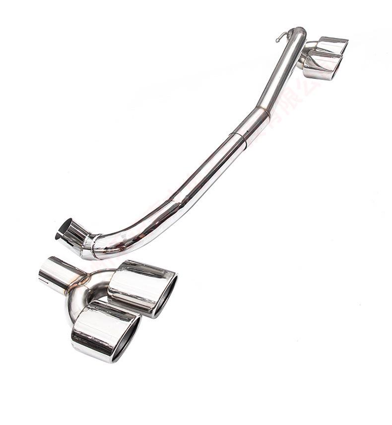 Mercedes W204 C63 Quad Tailpipe Upgrade: Stainless Steel Exhaust Muffler Tips