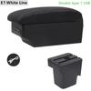 Armrest Box For Ford Focus 2 Mk2 2005 2006 2007 2008 2009 2010 2011 Arm Rest Center Console Modification Retrofit Parts