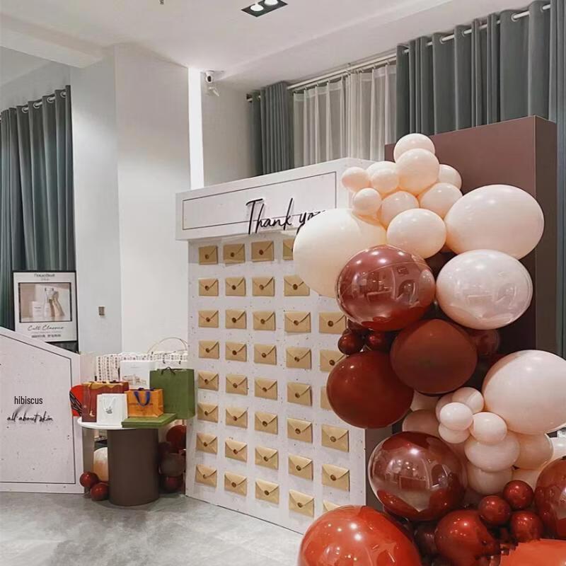 Grand Opening Celebration Balloon & Red Envelope Wall Decor Kit