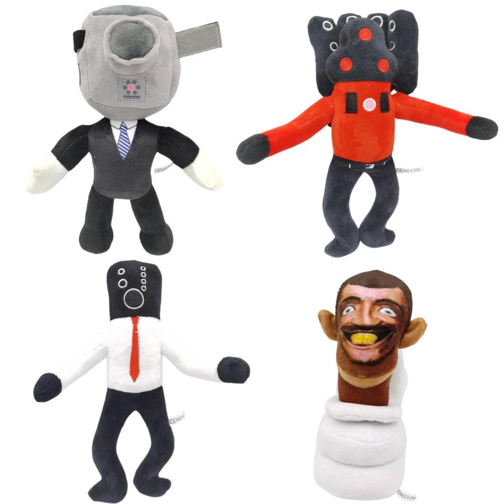 Skibidi Toilet Plush Toy - Cross-Border Adventure with Titan Speaker and Monitor Men