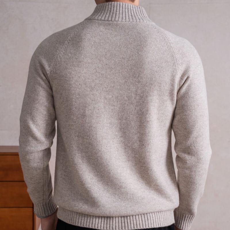 Men's 100% Pure Wool Thickened Turtleneck Sweater