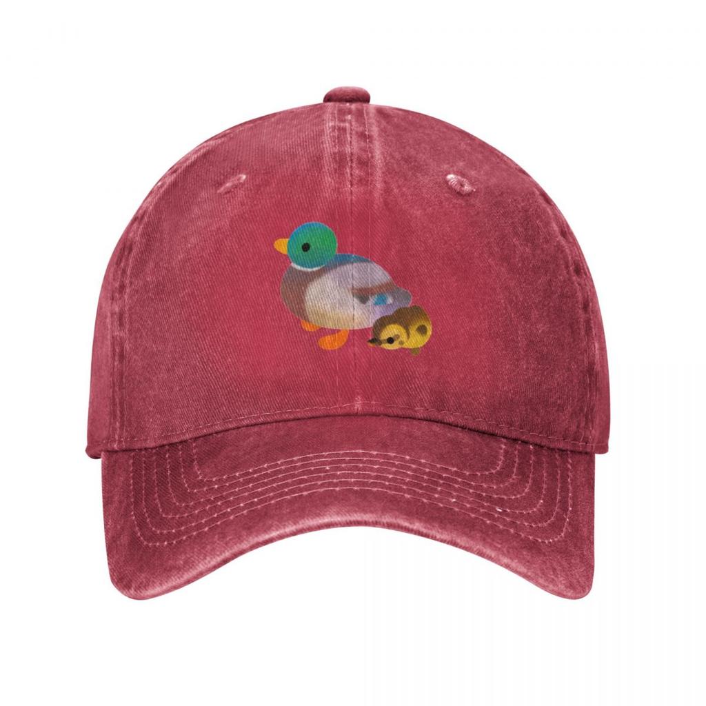 Duck and Duckling dark Baseball Cap Beach Outing Luxury Hat Horse Hat fun hats Golf Unisex Womens