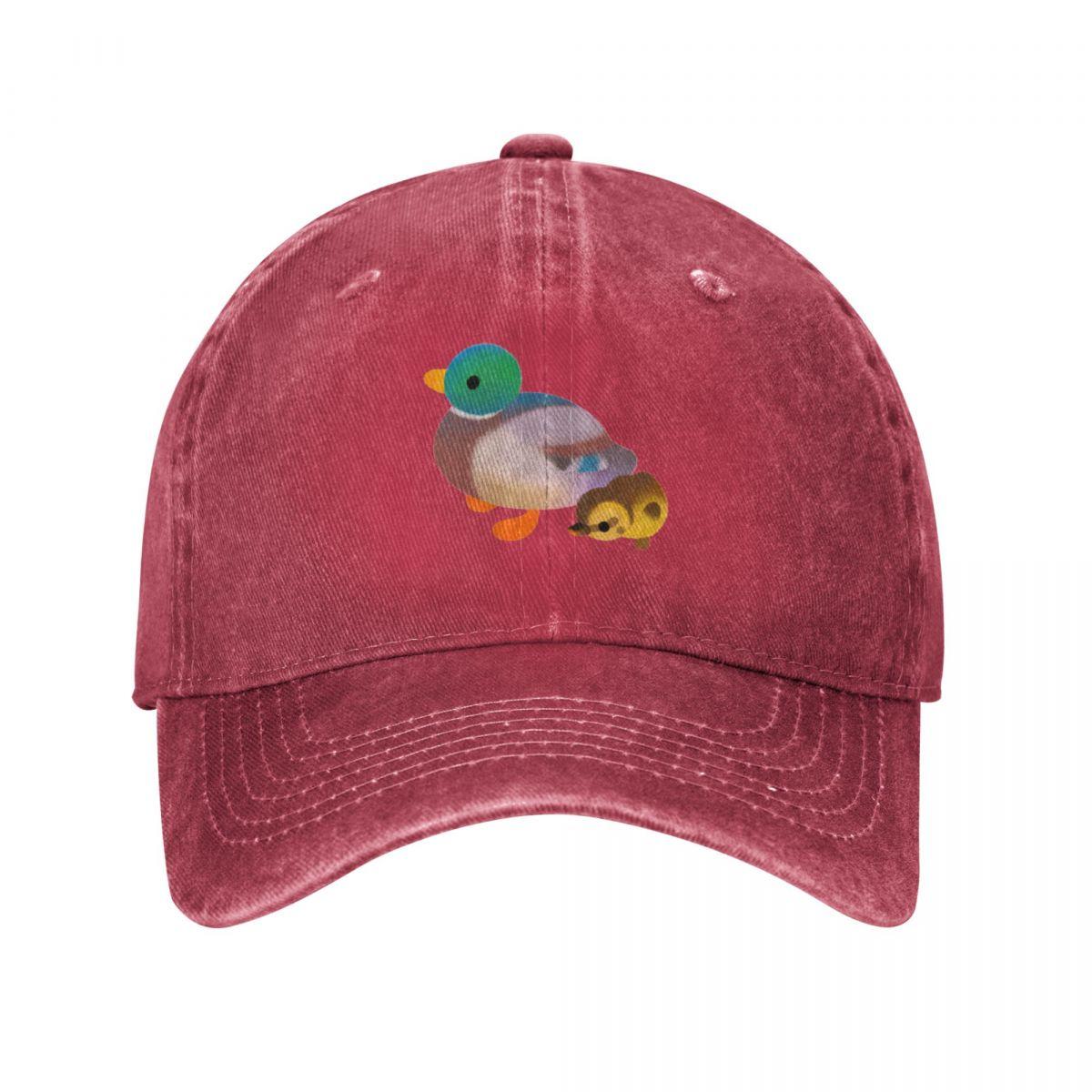 Duck and Duckling dark Baseball Cap Beach Outing Luxury Hat Horse Hat fun hats Golf Unisex Womens