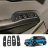 For KIA EV9  2024 2025 ABS CarbonFiber Car window switch panel cover trim Window Lift Switch Panel Trim Interior Accessories