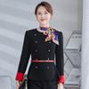 Stewardess Uniform Women's Autumn Women's Dress Fashion Temperament Beauty Salon Jewelry Store Front Desk Overalls