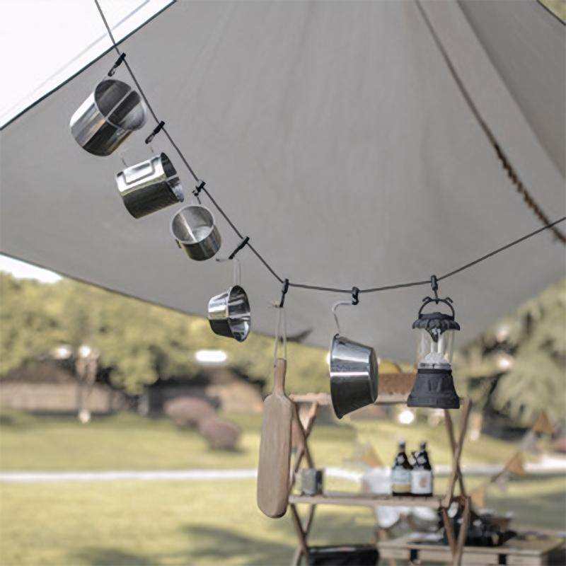 Pack of 20 Large Tent Clamps Strong Grip Windproofs Tent Fasteners PP Texture Perfect for Camping Tents Tarps and Outdoor