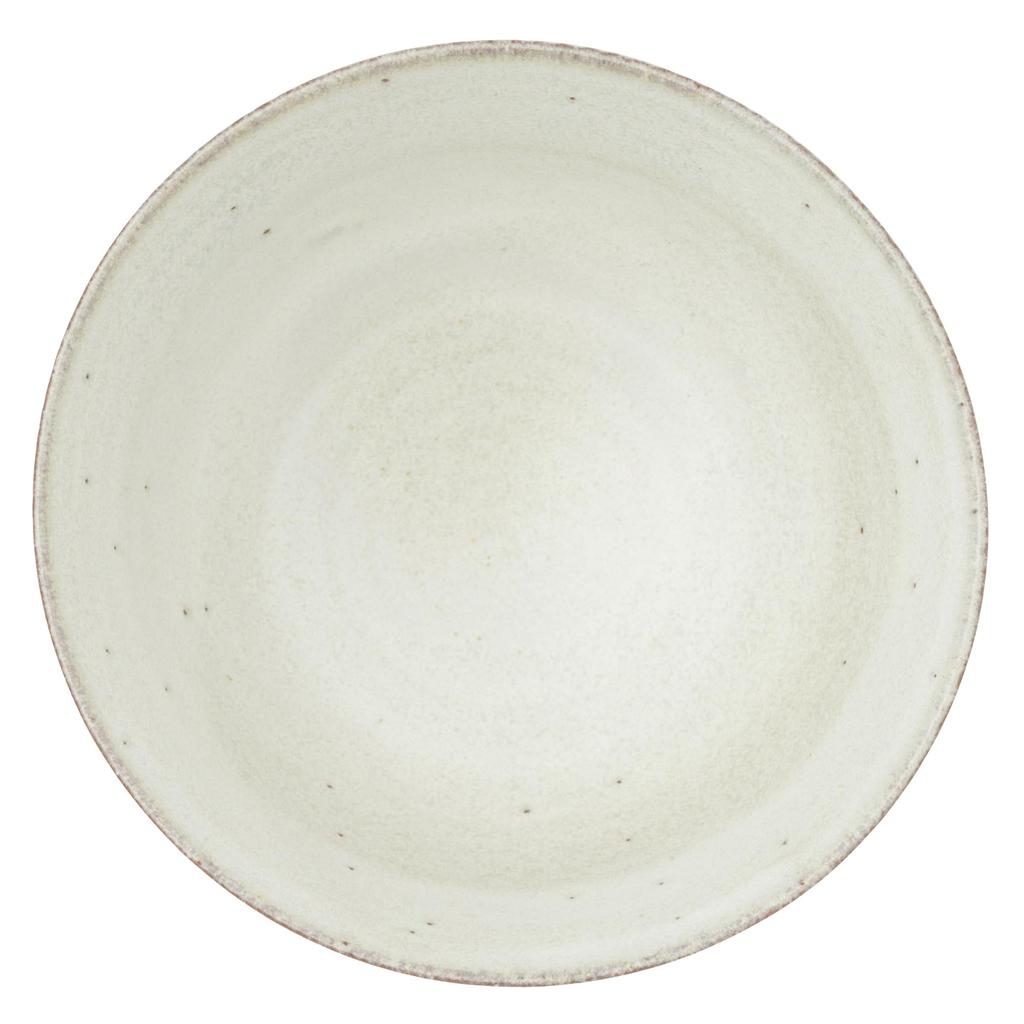 Marui Seito Shigaraki Ware Hechimon Bowl, 520ml Capacity, White Glaze, White