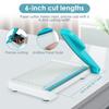 Portable Paper Cutter Stack Paper Trimmer 8 Sheets Capacity Accurate A4 Multi-Paper R4 Corner Rounder Kraft Paper Cutting Board