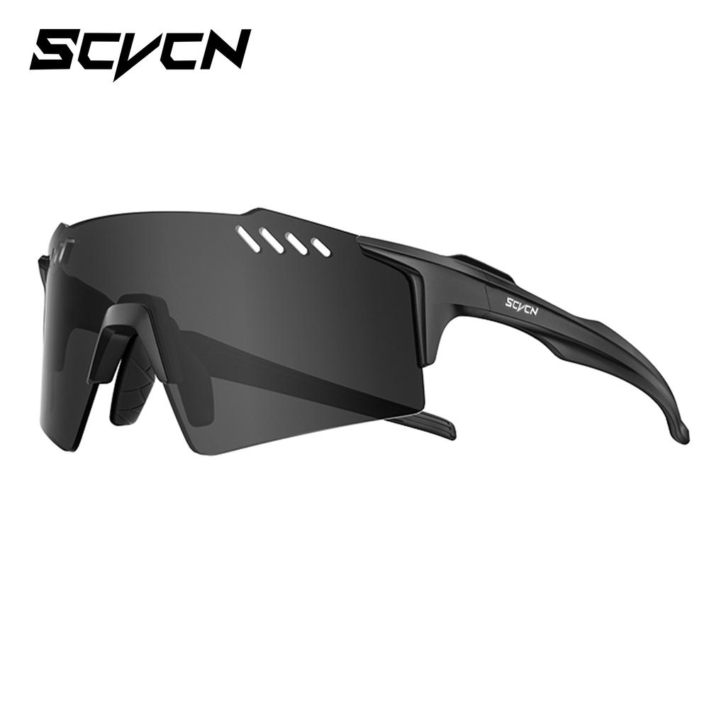 SCVCN UV400 Radsportbrille Outdoor Laufsonnenbrille Herren Damen MTB Rennradbrille Wandern Fahren Fahrrad Sportsonnenbrille