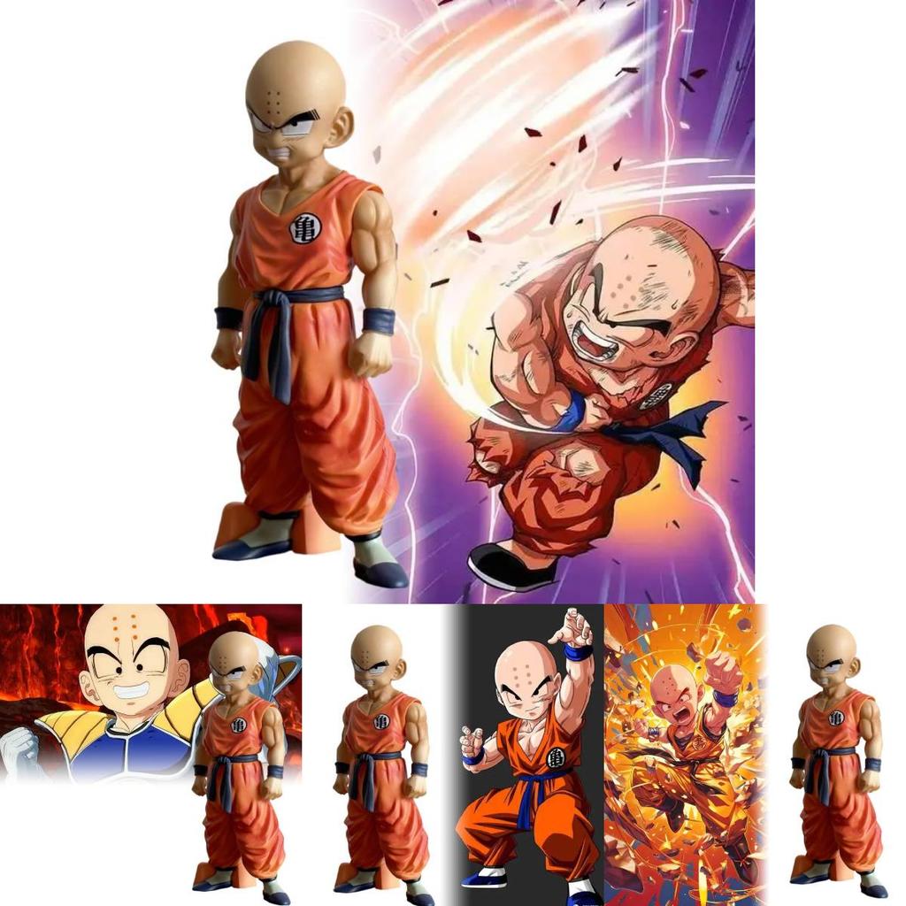 High-quality Dragon Ball Krillin Action Figure Beautifully Crafted From Durable Pvc