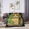 Meowl Cat Owl Funny Meme Costume Blankets Quality Super Warm  Throw Blanket Winter Children Outdoor Funny Bedspread