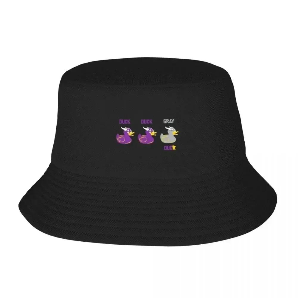 Duck Duck Gray Duck Bucket Hat Visor Luxury Cap Unisexs Womens