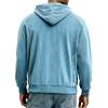 Men's  Leisure  Corduroy  Shoulder  Insertion  Half   Zipper  Hooded  Hood  Hoodie