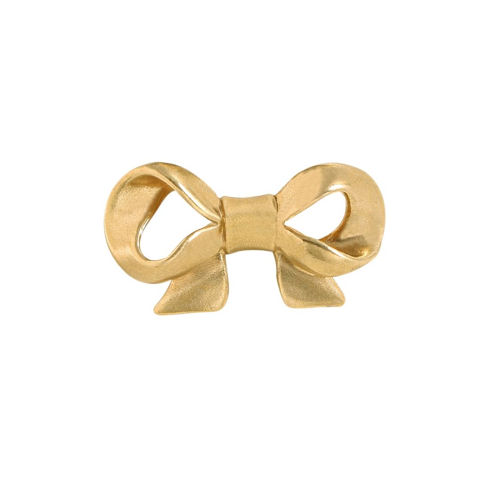 Retro Bow Tie Brass Handle Gold Color Wardrobe Drawer Pulls Creative Cabinet Door Knobs  Cupboard