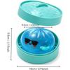 Třpytivé Žraločí Knedlíčky Squishy Hračka Měkká Pomalá Pružnost Dušený Plněný Bochníček Squishy Stisknutí Le Fidget s Napařovačem dárek