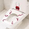 PVC Material Toilet Decoration Sticker Removable Bathroom Decor Sticker  Living Room