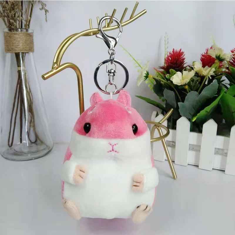 Adorable Creative Hamster Plush Keychain Toy For Cute Animal Lovers 11cm