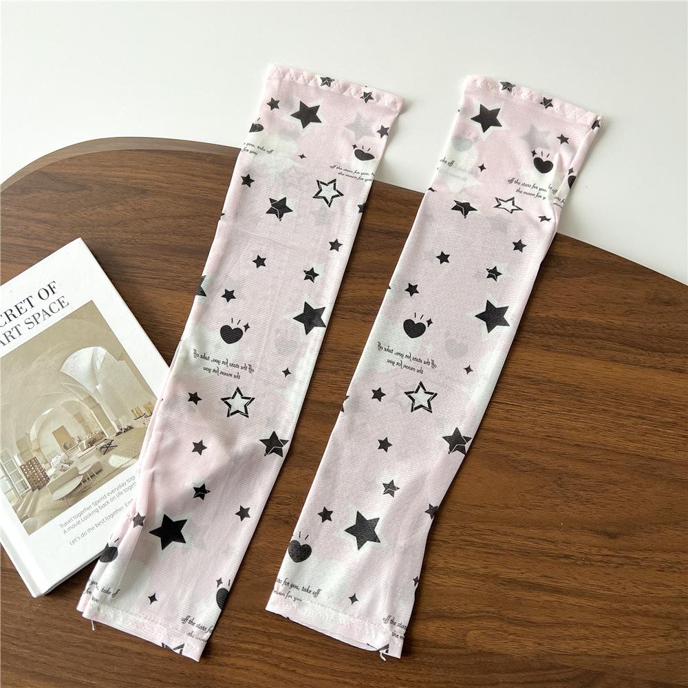 Lightweight And Breathable Ice Sleeves For Women'S Summer New Sunscreen Sleeves For Outdoor Cycling Driving Work Sun Protection Arm Protection
