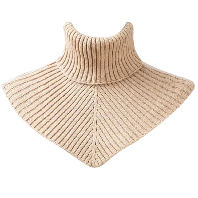 Outdoor Neck Guard Neckerchief Unisex Lining Soft High Collar Windproof Scarf for Office or Parties