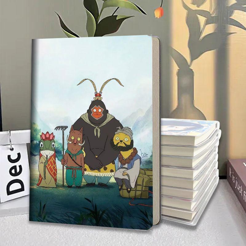 Langlangshan Little Monster Notebook: Durable Plastic Cover, Thick Pages, for Middle & Primary School Students