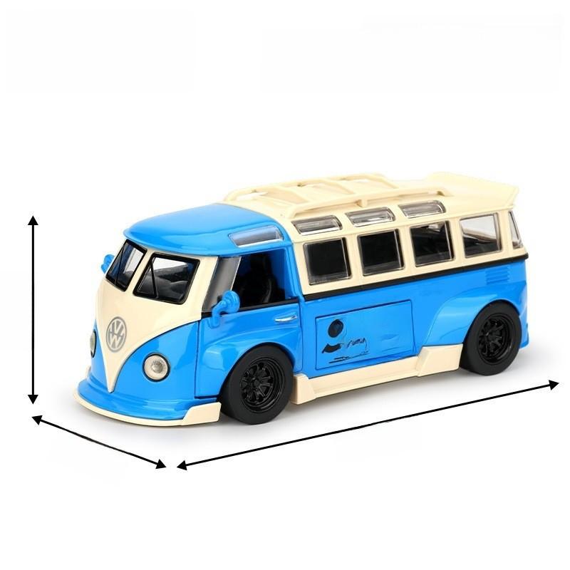 Alloy Car Model Volkswagen T1 Classic Bus With Opening Doors For Collectors