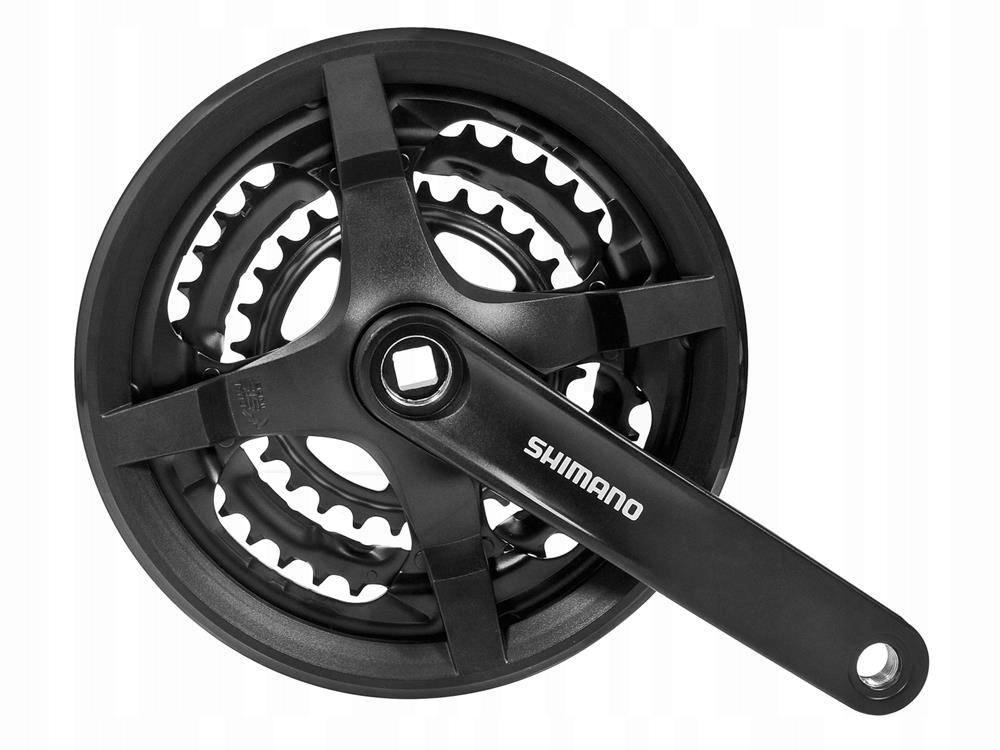 Guarnitura 3 x 6/7/8v shimano tourney fc-ty301 48x38x28 170mm