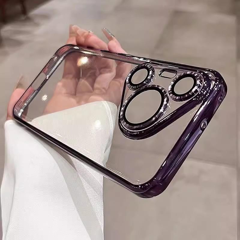 Anwendbar auf Huawei Pura80pro Handyhülle, fortschrittliche Sensor-Galvanik transparente p70 All-Inclusive-Linse Sturzschutz weiche Hülle